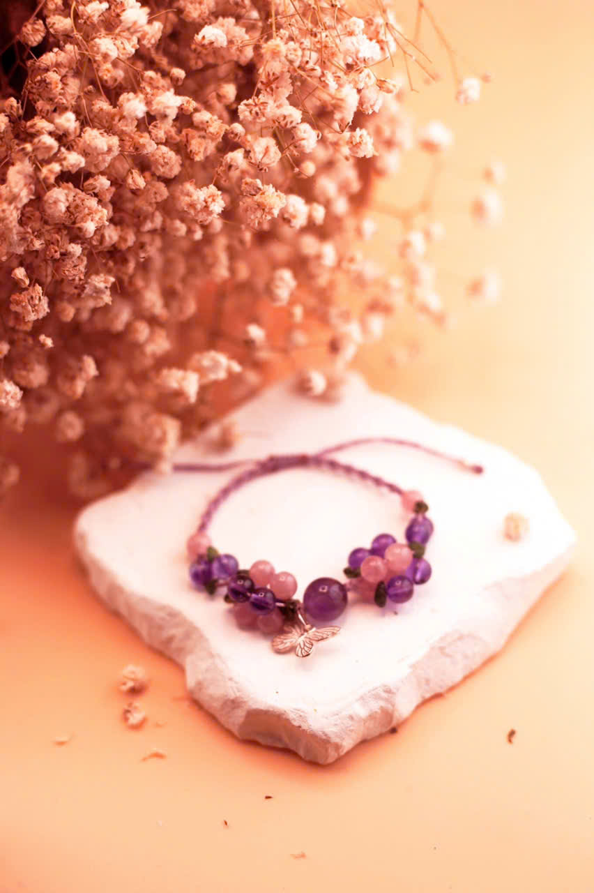 Vòng Thạch Anh tết hoa